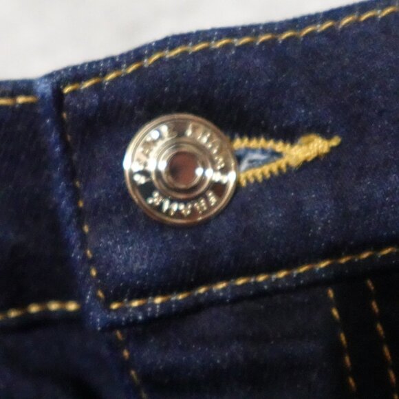 Frame Le High Flare Jeans Women's Size 27 Dark Wash Denim Flat Front Workwear - Picture 3 of 14